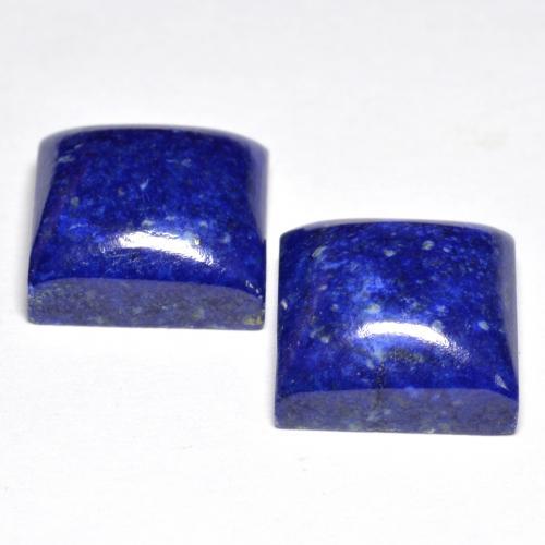 Gemme di Lapislazzulo Blu Navy Intenso naturale da 15.66 ct, Quadrato, Opaco