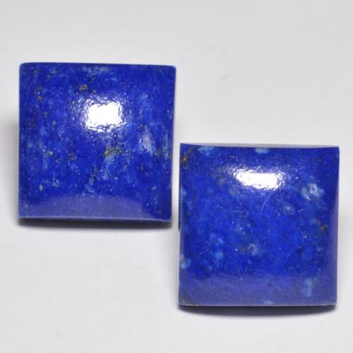 Lapislazzuli naturale blu da 13,11 ct, quadrato, opaco