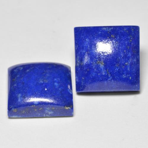 Lapislazzuli naturale blu da 13,11 ct, quadrato, opaco
