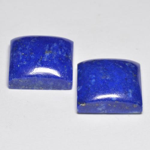 Lapislazzuli naturale blu da 13,11 ct, quadrato, opaco