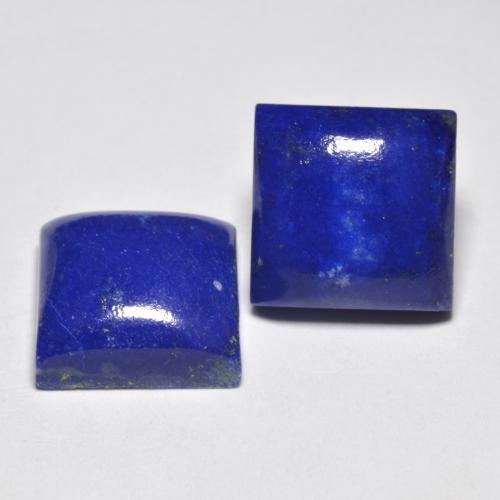 Gemme di Lapislazzulo Blu Navy Intenso naturale da 13.69 ct, Quadrato, Opaco