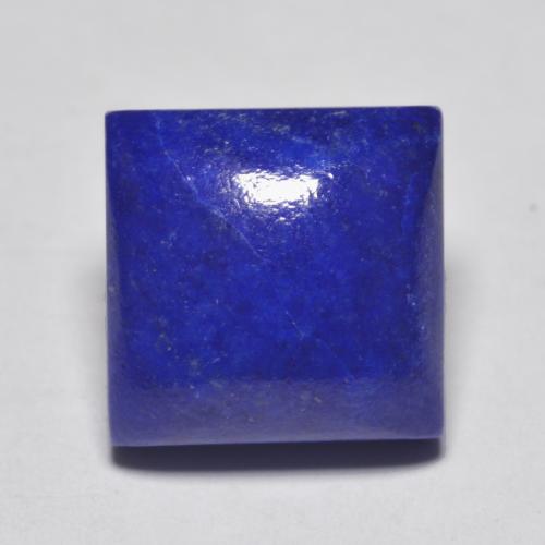 Lapislazzuli naturale blu da 6,77 ct, quadrato, opaco