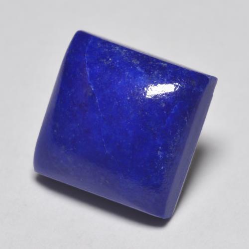 Lapislazzuli naturale blu da 6,77 ct, quadrato, opaco