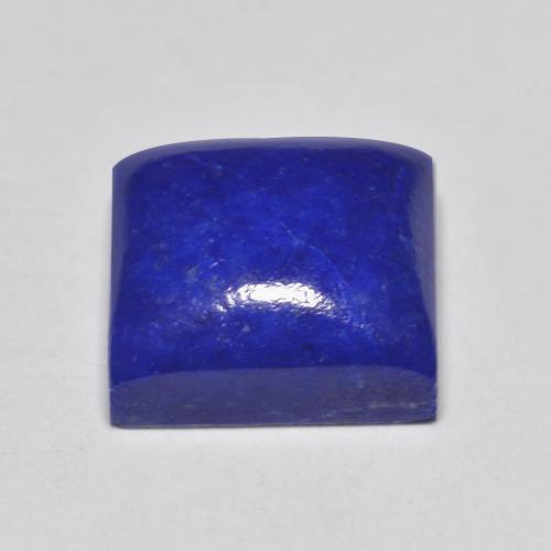 Lapislazzuli naturale blu da 6,77 ct, quadrato, opaco