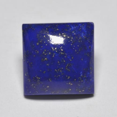Lapislazzulo Blu Navy Intenso naturale da 6.19 ct, Quadrato, Opaco