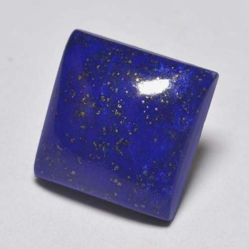 Lapislazzulo Blu Navy Intenso naturale da 6.19 ct, Quadrato, Opaco