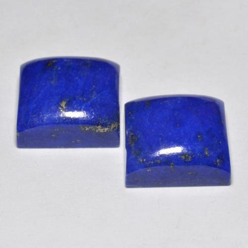 Lapislazzuli naturale blu da 15,18 ct, quadrato, opaco