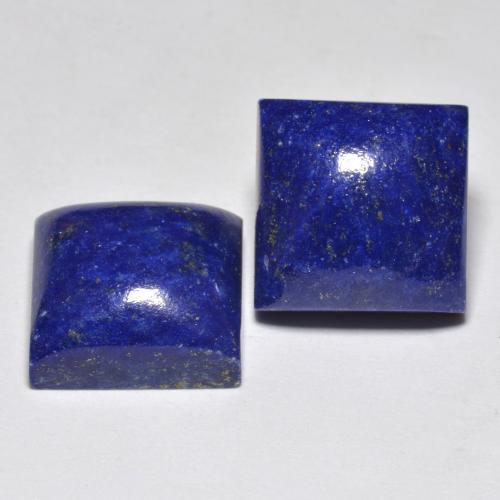 Lapislazzuli naturale blu da 15,66 ct, quadrato, opaco