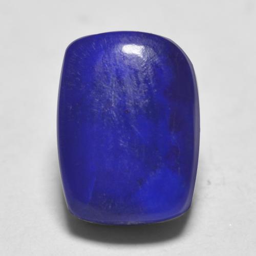 Lapislazzulo Blu Navy Intenso naturale da 1.35 ct, Taglio a cuscino, Opaco