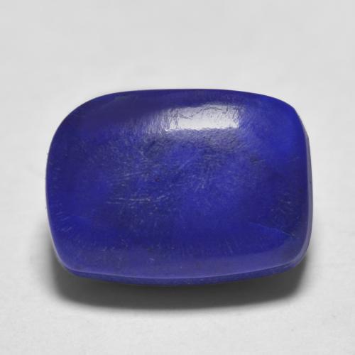 Lapislazzulo Blu Navy Intenso naturale da 1.35 ct, Taglio a cuscino, Opaco