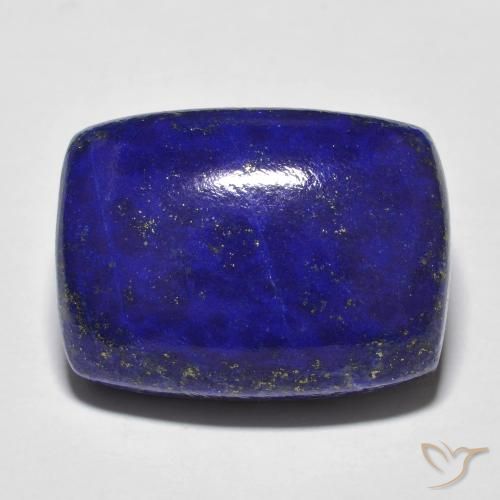Lapislazzulo Blu Navy Intenso naturale da 23.47 ct, Cuscino, Opaco