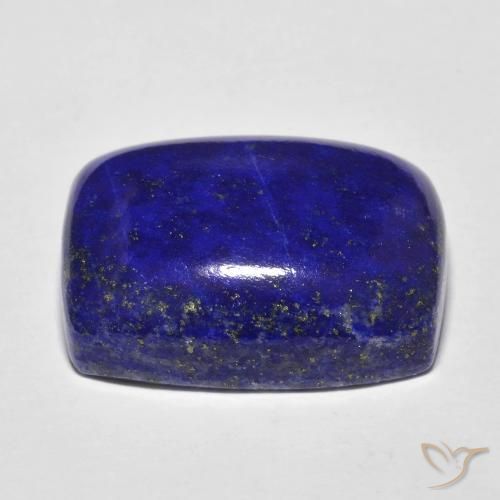 Lapislazzulo Blu Navy Intenso naturale da 23.47 ct, Cuscino, Opaco