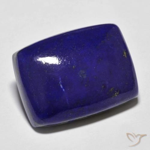 20.41ct Naturale Blu scuro Lapislazzulo, Cuscino, Opaco