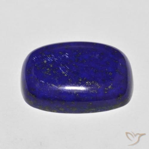 Lapislazzulo Blu scuro naturale da 16.22 ct, Cuscino, Opaco