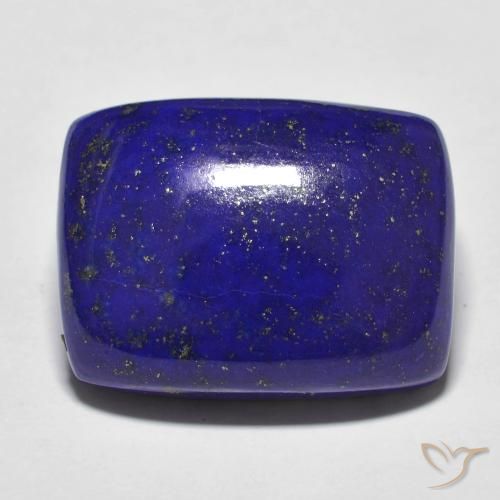 23.05ct Naturale Blu scuro Lapislazzulo, Cuscino, Opaco