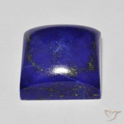 Lapislazzulo Blu Navy Intenso naturale da 8.03 ct, Quadrato, Opaco