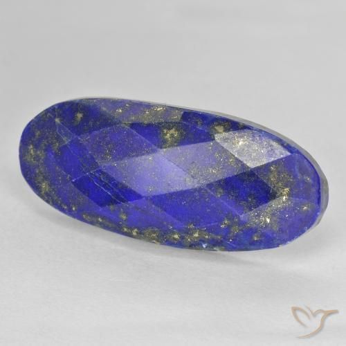 Lapislazzulo Blu scuro naturale da 19.00 ct, Ovale, Opaco