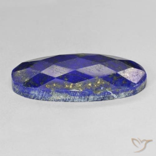Lapislazzulo Blu scuro naturale da 19.00 ct, Ovale, Opaco