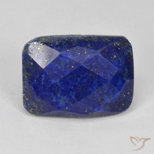 13.47ct Naturale Blu scuro Lapislazzulo, Cuscino, Opaco