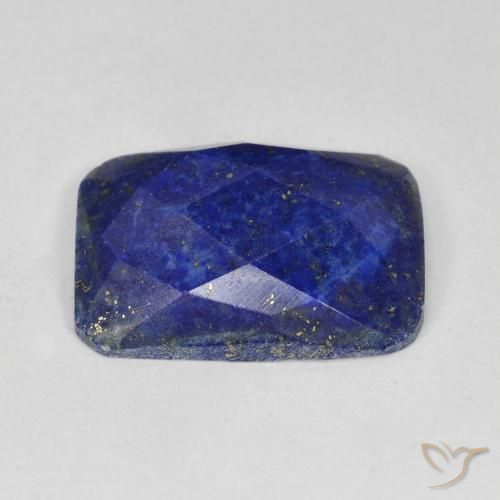 Lapislazzulo Blu scuro naturale da 13.47 ct, Cuscino, Opaco
