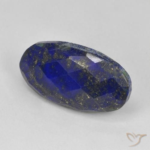 Lapislazzulo Blu molto profondo naturale da 14.34 ct, Ovale, Opaco