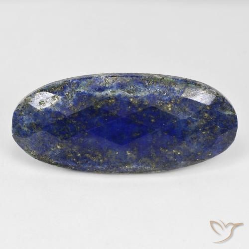 40.24ct Naturale Blu scuro Lapislazzulo, Ovale, Opaco