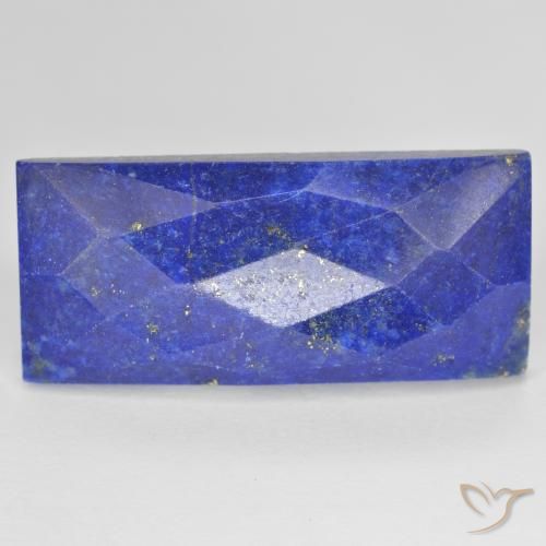 Lapislazzulo Blu medio naturale da 20.91 ct, Taglio a baguette, Opaco