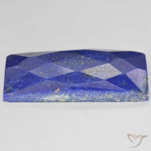 Lapislazzulo Blu medio naturale da 20.91 ct, Taglio a baguette, Opaco