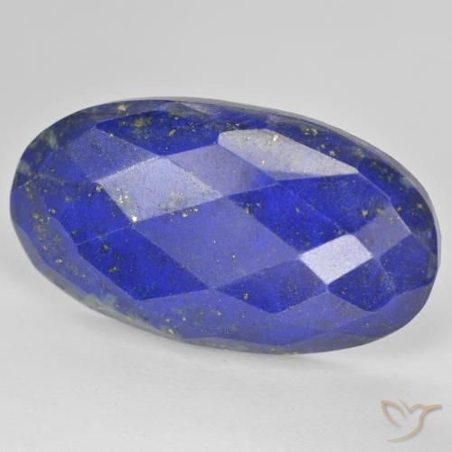 Lapislazzulo Blu acceso naturale da 28.77 ct, Ovale, Opaco