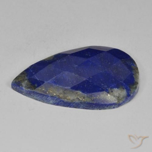 Lapislazzulo Blu molto profondo naturale da 19.72 ct, Forma a pera, Opaco