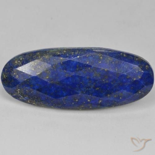 27.48ct Naturale Blu scuro Lapislazzulo, Ovale, Opaco