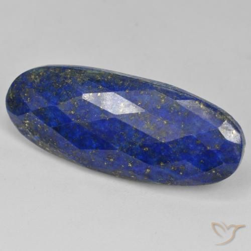 Lapislazzulo Blu scuro naturale da 27.48 ct, Ovale, Opaco