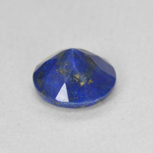 Lapislazzulo Blu elettrico naturale da 0.88 ct, Taglio rotondo, Opaco
