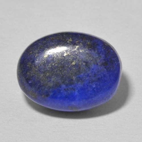 12.35ct Naturale Blu acceso Lapislazzulo, Ovale, Opaco