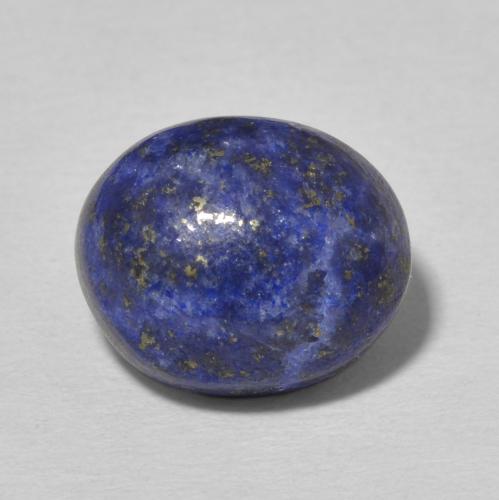 7.21ct Naturale Blu Egiziano Profondo Lapislazzulo, Ovale, Opaco