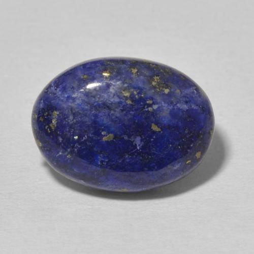 8.33ct Naturale Blu scuro Lapislazzulo, Ovale, Opaco