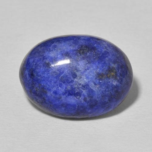 8.35ct Naturale Blu scuro Lapislazzulo, Ovale, Opaco