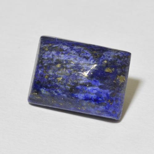Lapislazzulo Blu scuro naturale da 9.32 ct, Taglio a baguette, Opaco