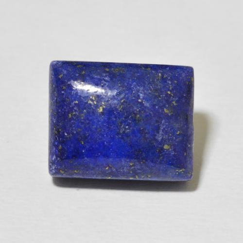 12.19ct Naturale Blu Egiziano Profondo Lapislazzulo, Taglio a baguette, Opaco
