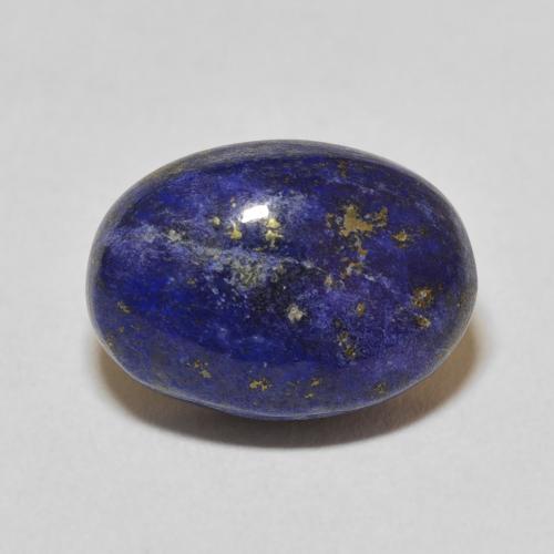 9.91ct Naturale Blu molto profondo Lapislazzulo, Ovale, Opaco