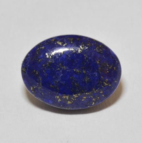 9.94ct Naturale Blu molto profondo Lapislazzulo, Ovale, Opaco
