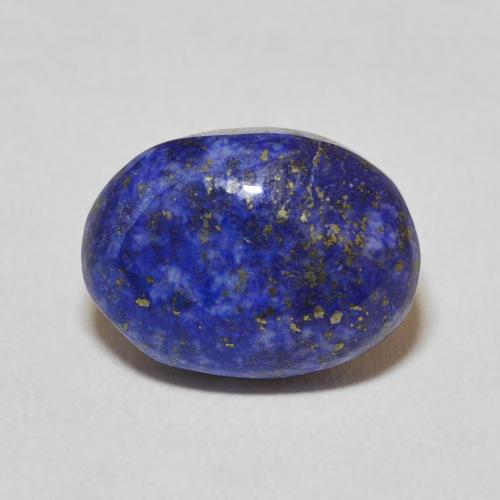 6.62ct Naturale Blu Egiziano Profondo Lapislazzulo, Ovale, Opaco