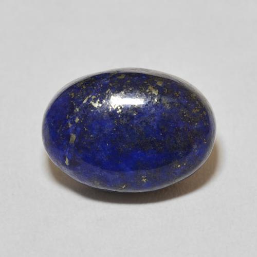 9.31ct Naturale Blu molto profondo Lapislazzulo, Ovale, Opaco