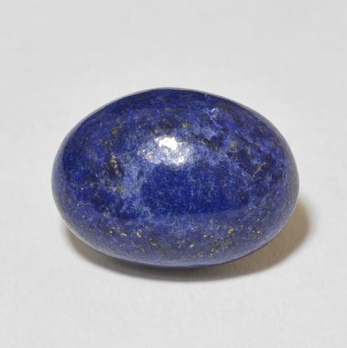 7.84ct Naturale Blu Egiziano Profondo Lapislazzulo, Ovale, Opaco