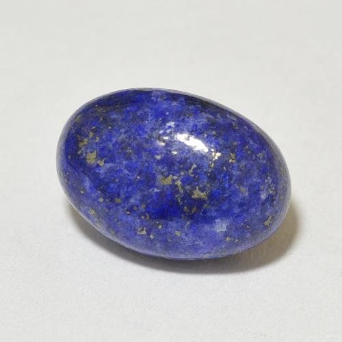 Lapislazzulo Blu medio naturale da 7.19 ct, Taglio ovale, Opaco