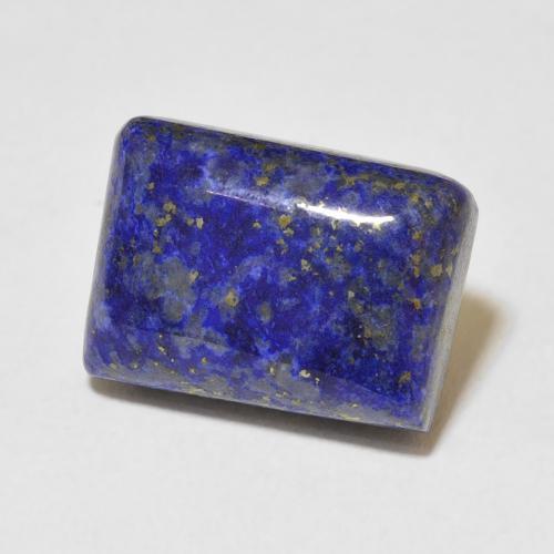 Lapislazzulo Blu scuro naturale da 9.14 ct, Taglio a baguette, Opaco