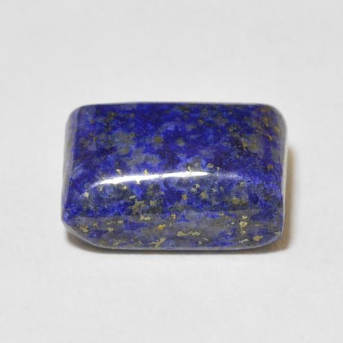 Lapislazzulo Blu scuro naturale da 9.14 ct, Taglio a baguette, Opaco