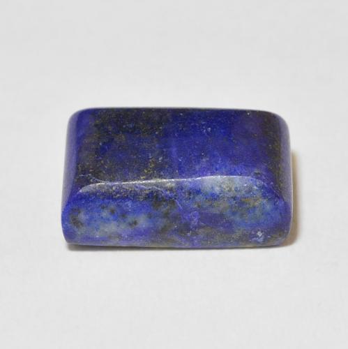 Lapislazzulo Blu Navy Intenso naturale da 10.43 ct, Taglio a baguette, Opaco