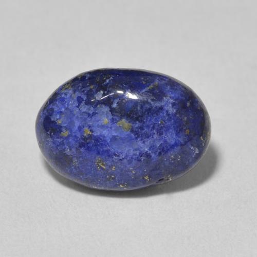 3.89ct Naturale Blu Egiziano Profondo Lapislazzulo, Ovale, Opaco