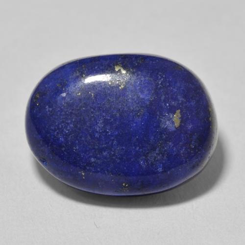 14.32ct Naturale Blu scuro Lapislazzulo, Ovale, Opaco